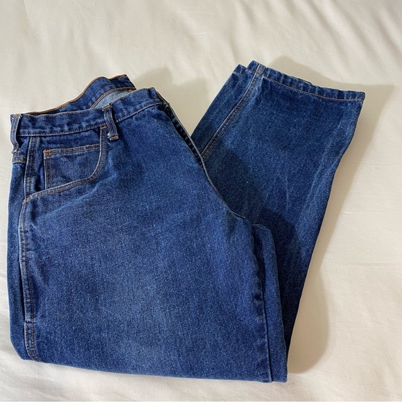 Key Industries Blue Denim Flame Resistant Jeans size 38x30 - Picture 1 of 9